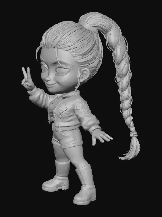 3D model for faz a Rumi da huntrix mais sem modo boneca como na foto