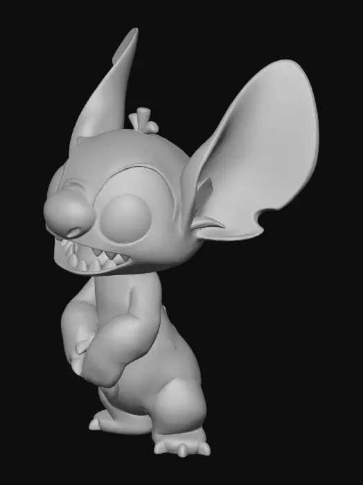 3D model for faz a cabeça do Stitch sem corpo
