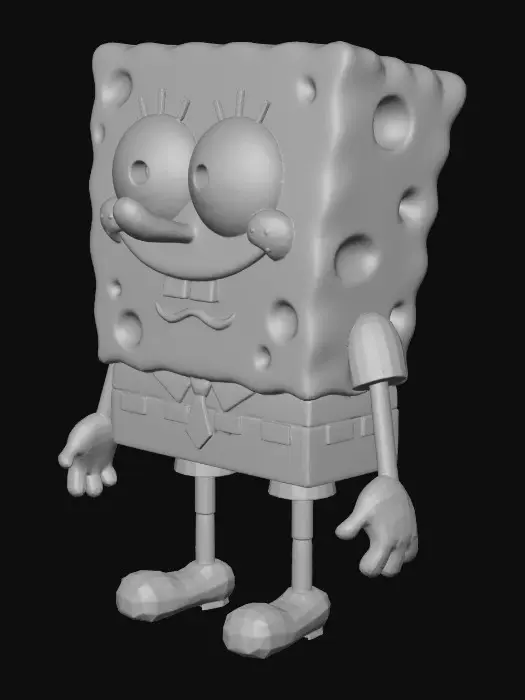 3D model for Faz o sponge bob articulado