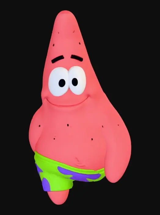 3D model for faz o Patrick estrela amigo do sponge bob