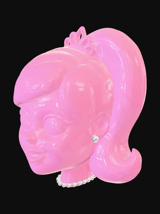 3D model for Pink Princess Head