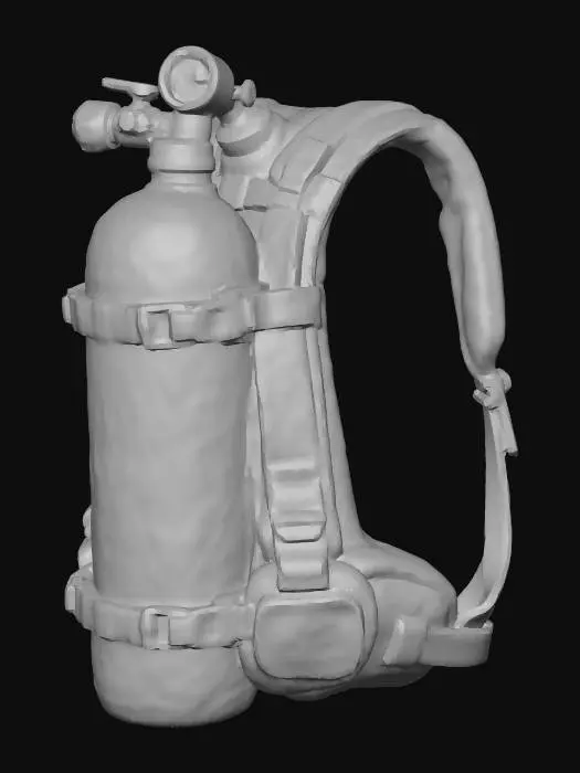 3D model for Oxygen Tank Backpack