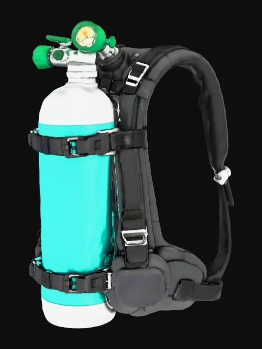3D model for Oxygen Tank Backpack