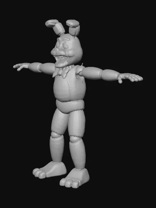 3D model for Creepy Animatronic Rabbit
