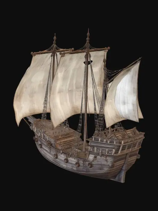 3D model for Medieval ship 1