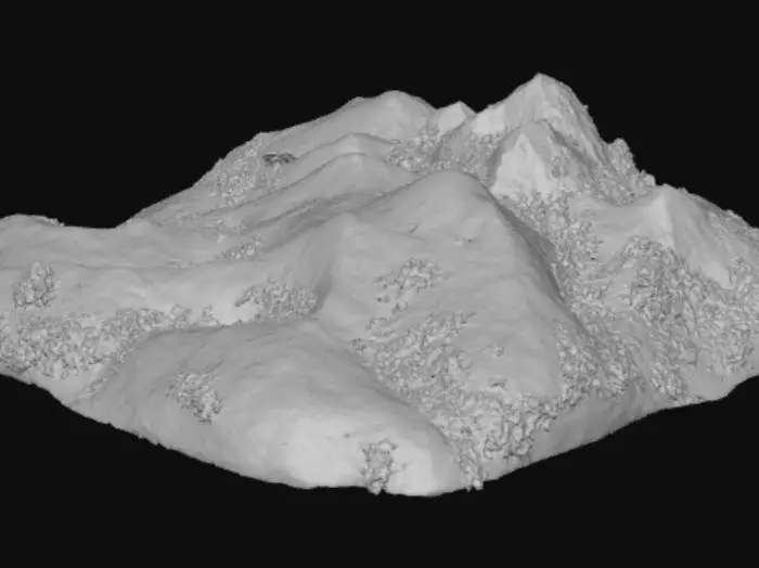 3D model for Mountain