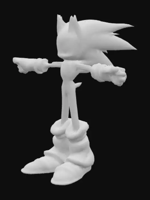3D model for Sonic the hedgehog 