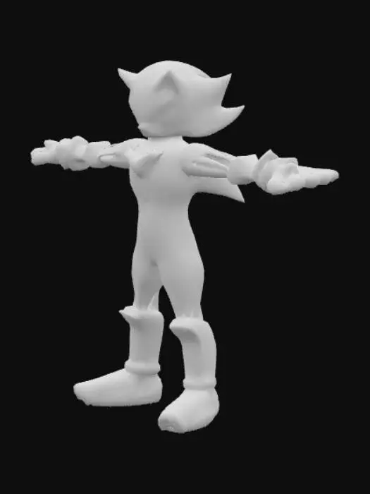 3D model for Shadow the hedgehog 