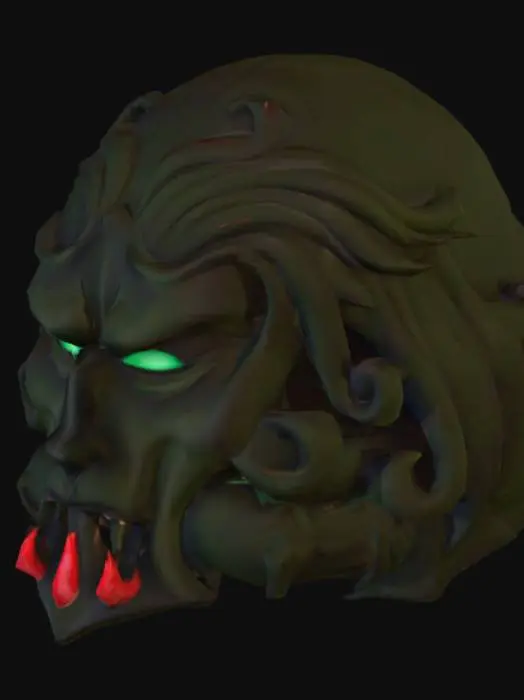 3D model for Warhammer blood angels space marine helmet 