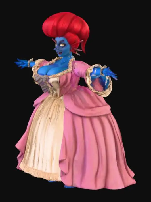 3D model for Blue Regency Elegance