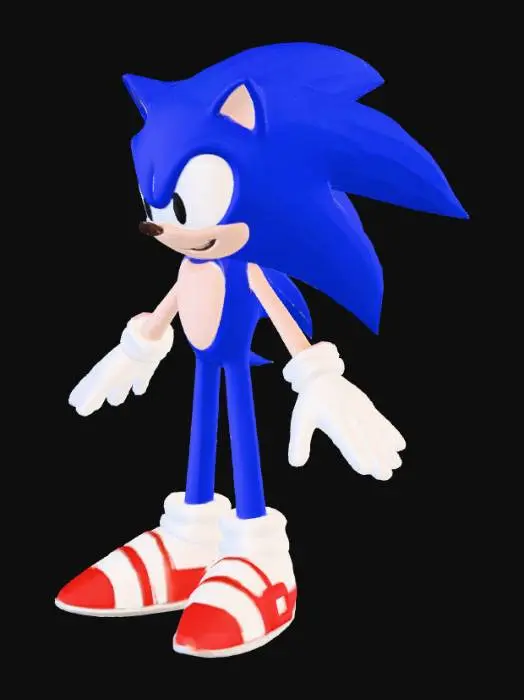 3D model for Sonic the Hedgehog