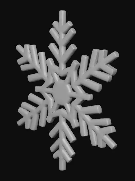 3D model for Snowflake_1