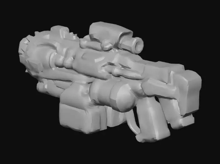 3D model for Ion Forge Heavy Cannon