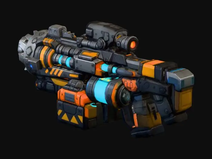 3D model for Ion Forge Heavy Cannon