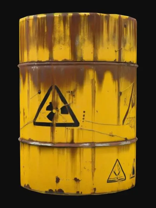 3D model for Radioactive Barrel