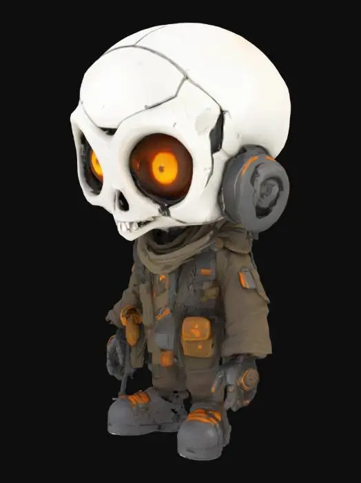 3D model for Cyber Skull Scout