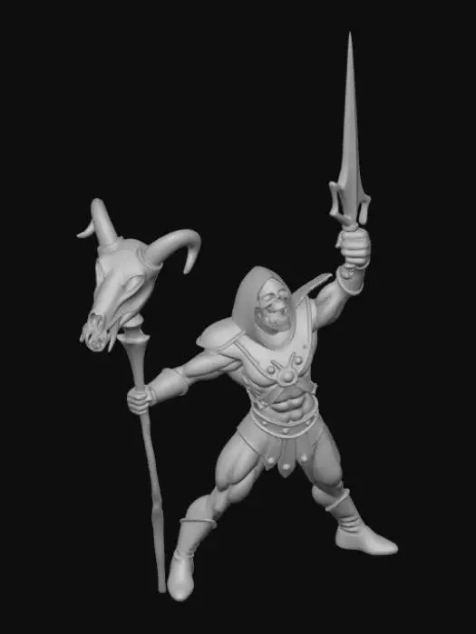 3D model for Skeletal Sorcerer