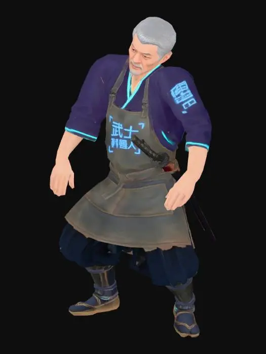 3D model for Samurai Chef