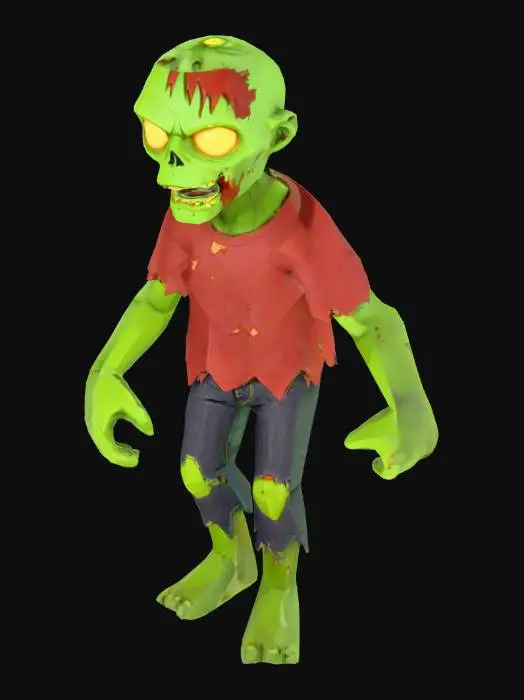 3D model for Zombie Polygon Walker