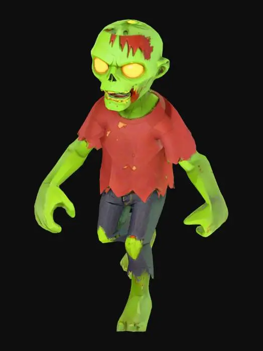3D model for Zombie Polygon Walker