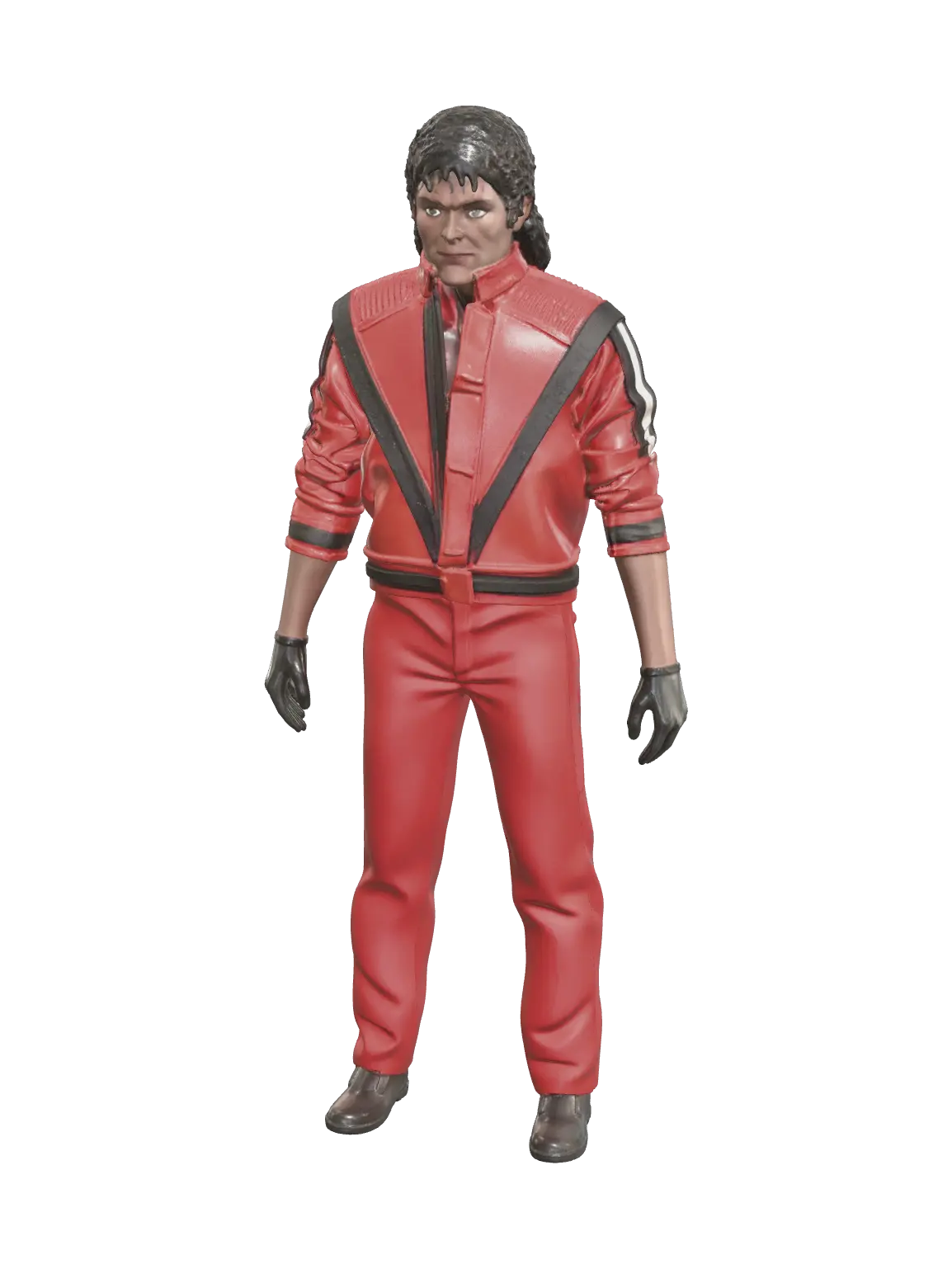 Low-Poly Michael Jackson - Dance model 3D, wygenerowany przez AI