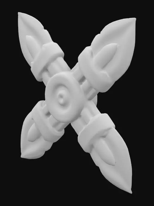 3D model for Steel Shuriken Wheel