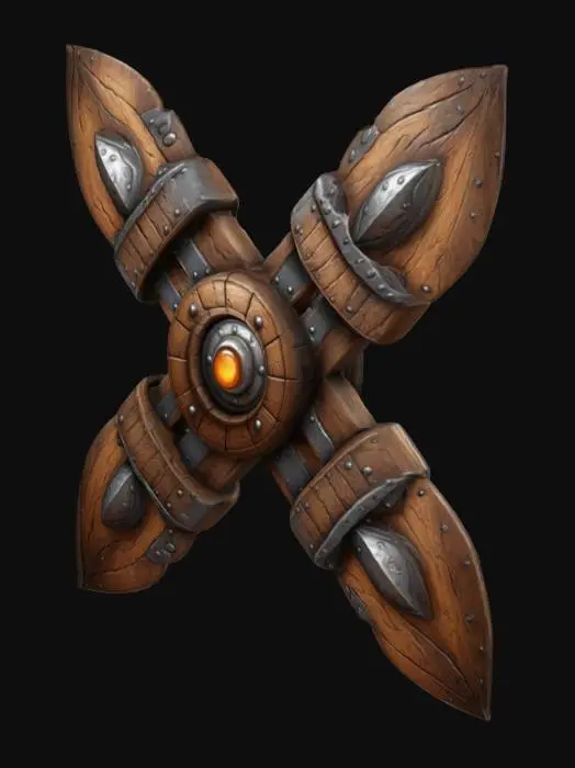 3D model for Steel Shuriken Wheel