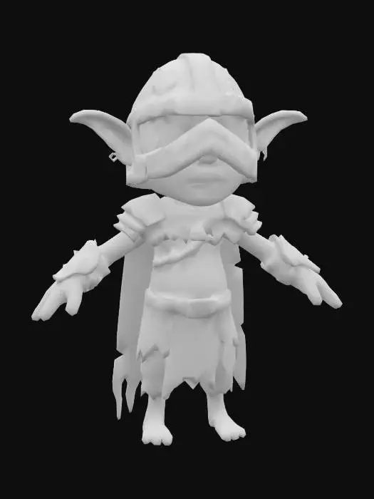 3D model for Goblin Warrior