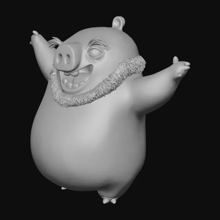 3D model for Leonard Angry Birds