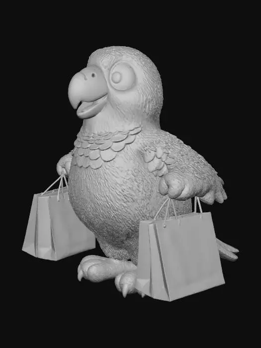 3D model for Parrot Shopper in Parking Lot