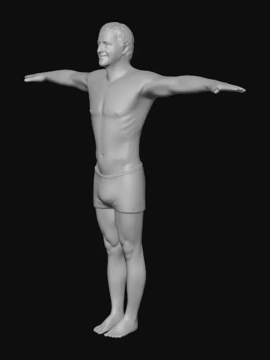 3D model for T-Pose Figure Study