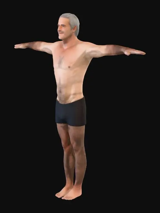 3D model for T-Pose Figure Study