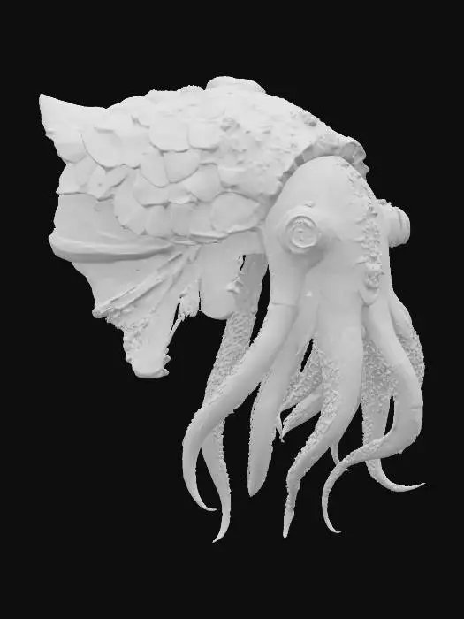 3D model for Aiko's Cuttlefish, #ocean#