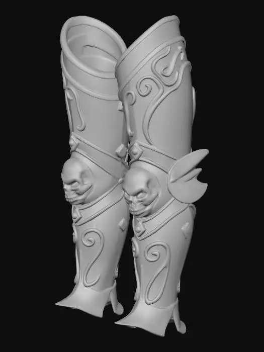 3D model for demon legs