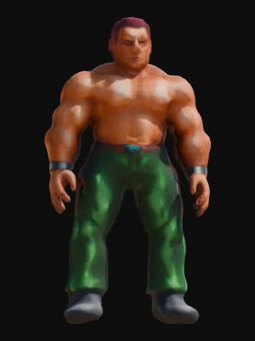 3D model for Brawler Stance