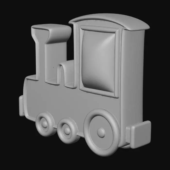 3D model for Little Blue Steam Engine