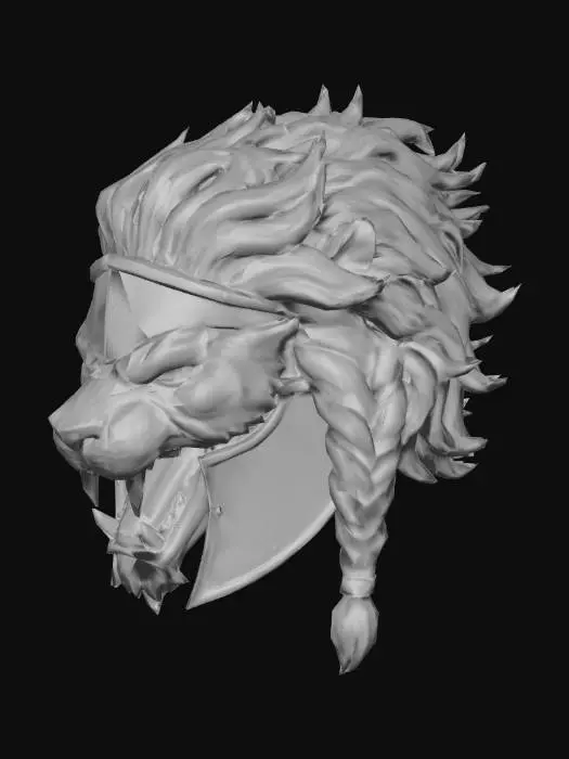 3D model for Lion's Fury Helmet