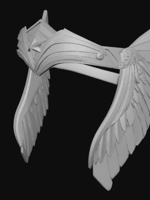 3D model for Winged Tiara of Valor