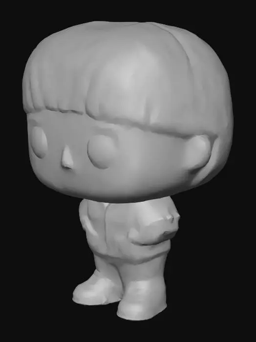 3D model for Purple Glow Pop Figure