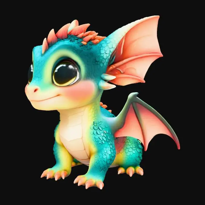 3D model for Baby Dragon