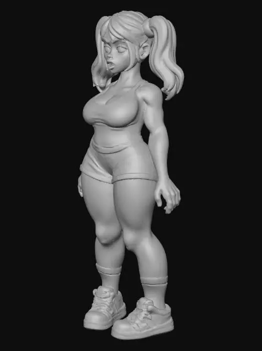 3D model for Zombie Woman