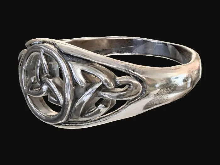 3D model for Celtic Trinity Knot Ring