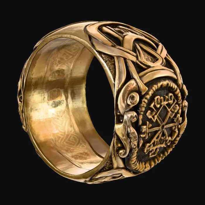 3D model for Viking Compass Ring