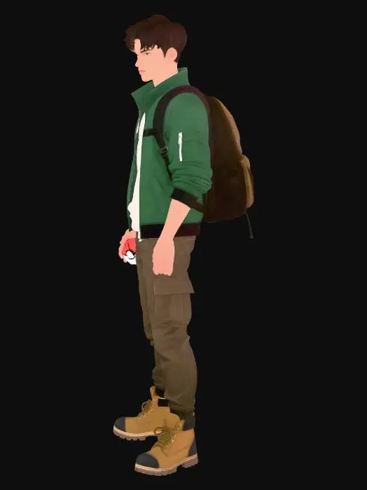 3D model for Pokémon Trainer