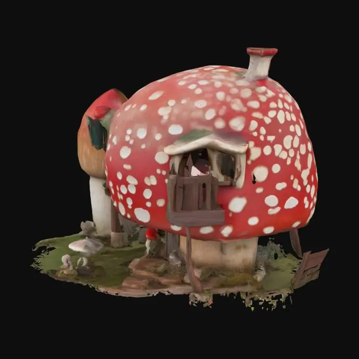 3D model for Mushroom Cottage Dreamscape