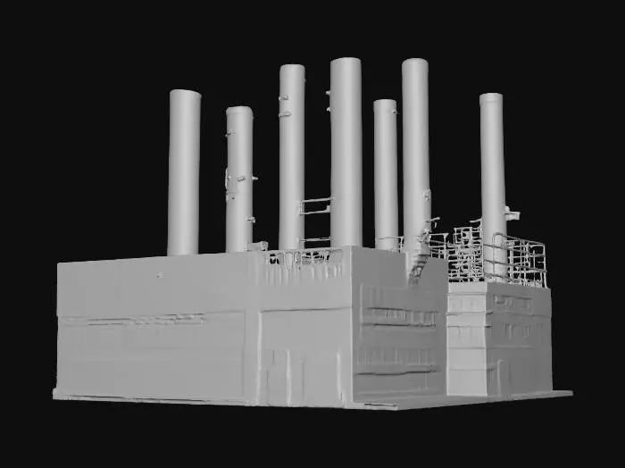 3D model for classic American neighborhood coca cola factory, #Christmas2025#