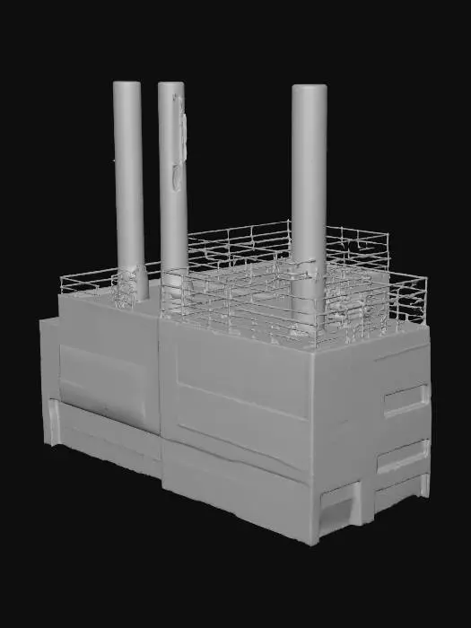 3D model for classic American neighborhood coca cola factory, #Christmas2025#