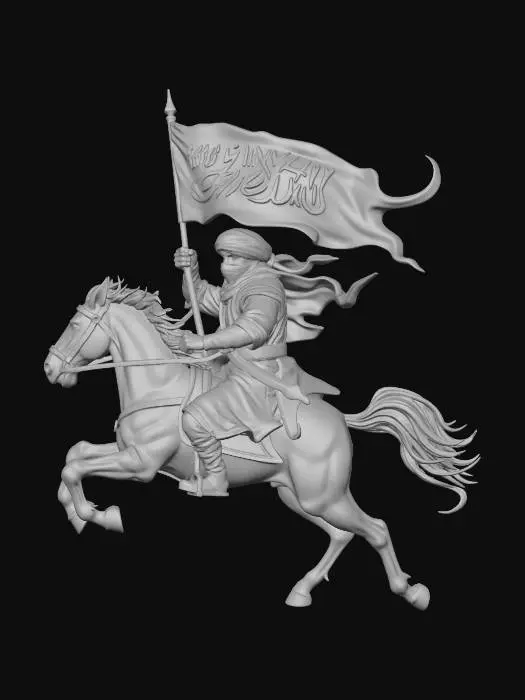 3D model for Muslim Warrior