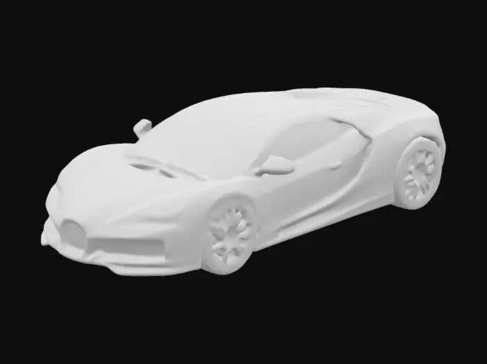 3D model for Make a Bugatti Chiron 