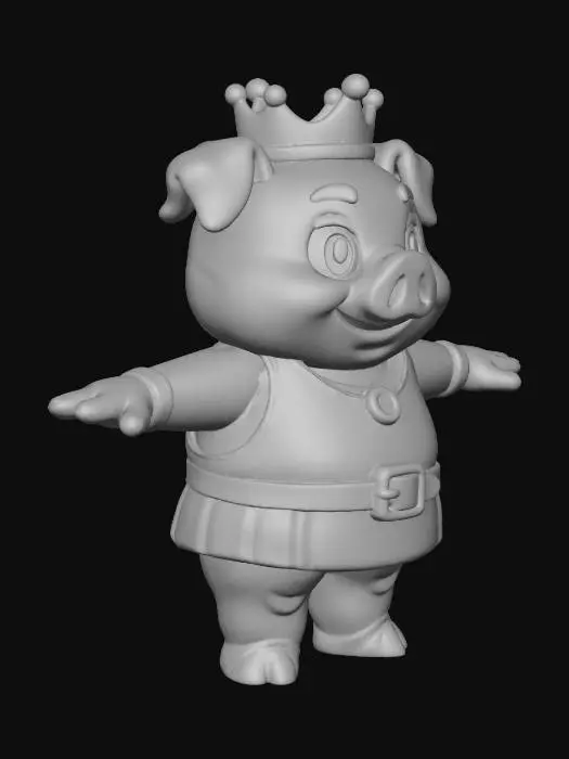3D model for Royal Piggy